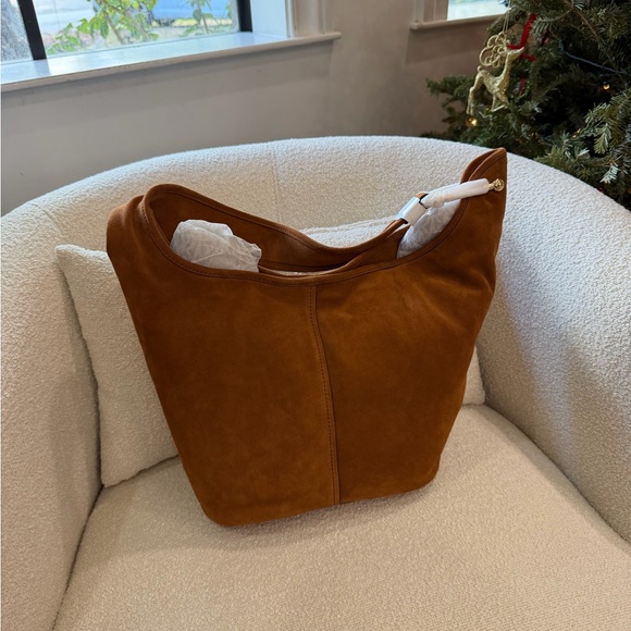 Michael Kors Elegant Tan Suede Hobo Bag - Picture 5 of 5